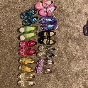 Super Set of 10 Pairs of Princess Dress Up Shoes